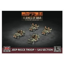 Battlefront Miniatures Jeep Recce Troop - SAS Section New