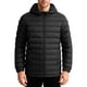 thumbnail image 4 of Ceisia Men's Winter Warm Stand Collar Zipper Cardigan with Pockets Windproof Water Gift Repellent Lightweight Puffer Jacket, 4 of 8