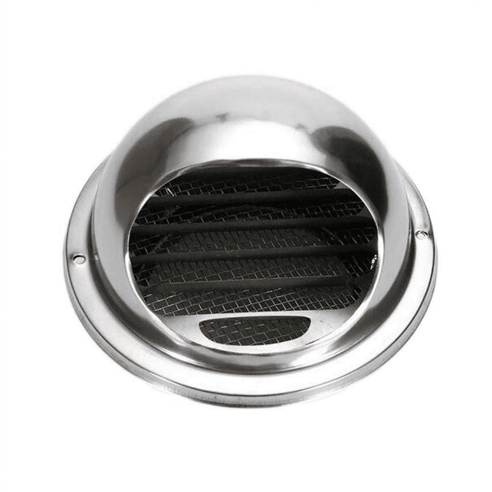 5X 304 Stainless Steel Air Vent Round Grille Ventilation Cover Wall Vent Outlet 4 Inch