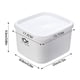 thumbnail image 2 of Fiambrera apilable para conservar frutas en el refrigerador con tapa, recipiente de plástico apto para microondas, contenedor rectangular de grado alimenticio para mantener la frescura y, 2 of 2