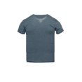 thumbnail image 3 of Converse 'Black Canvas' Blue V-Neck T-Shirt, Size 2XLarge, 3 of 4