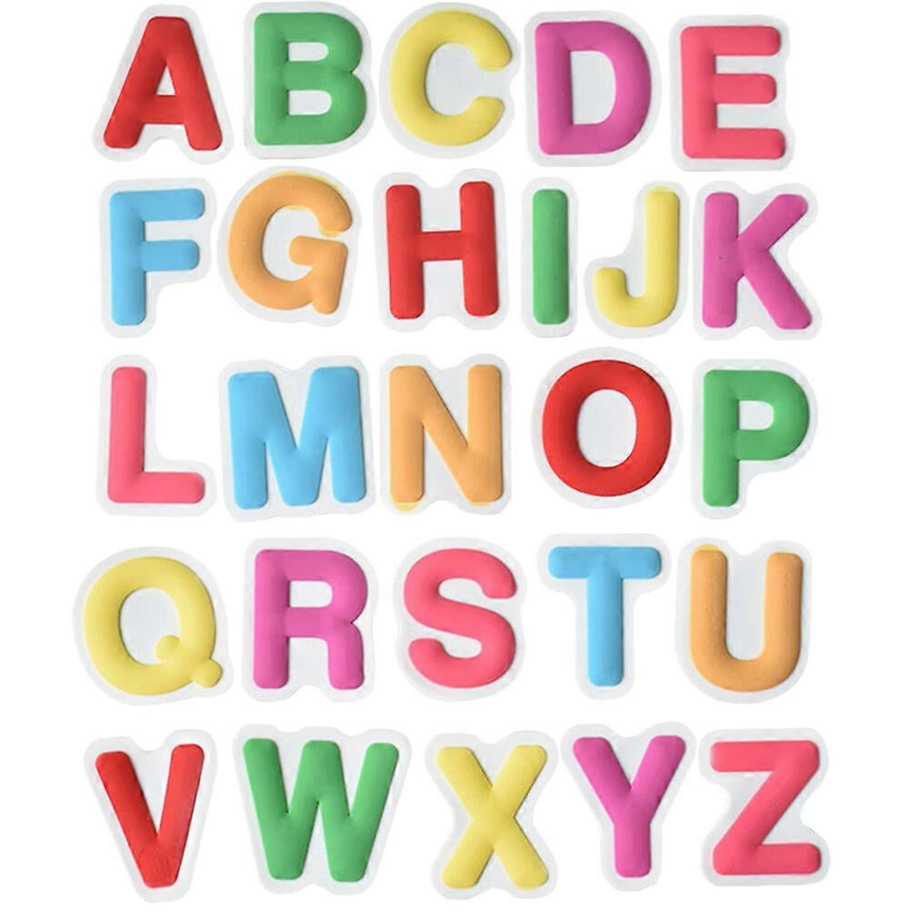 26 piezas de imanes para refrigerador con forma de letras, juguetes con ...