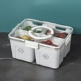 thumbnail image 3 of Boîte de Rangement pour Réfrigérateur avec Couvercle Transparent Grande Capacité Empilable pour Légumes, 3 of 5