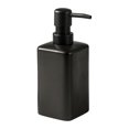 thumbnail image 3 of Dispensador de jabón líquido para manos, contenedor de jabón con bomba, botella de loción con bomba vacía recargable portátil minimalista para baño y cuadrado negro Macarena Dispensador de jabón, 3 of 8