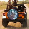 thumbnail image 3 of KAKALAD 3d Printed Wolf 01 Spare Tire Cover Universal Vehicle Accessories Buckle Car Tools 15”in, 3 of 6
