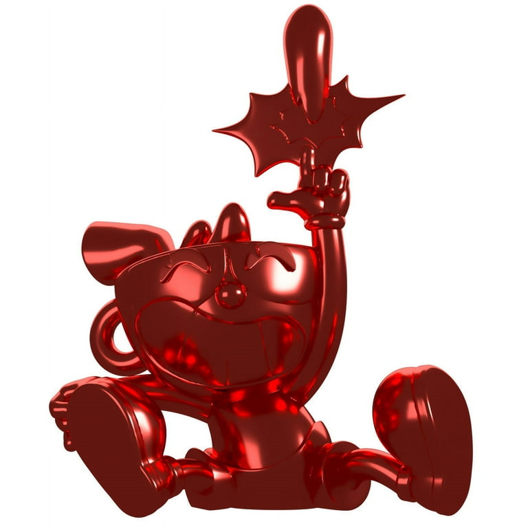 You Tooz Collectibles, Red Chrome Cuphead Vinyl Figure, Limited