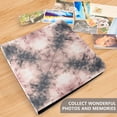 thumbnail image 2 of Photo Album 11.8x11.2 Inch Leather Cover Photo Book Scrapbooking Albums for Weddings Birthdays Anniversaries Soft Pink Tie-dye Pattern, 2 of 9