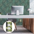 thumbnail image 6 of Yayeee Blank Wall Plate Cover 1-Gang 4.5"x2.7" Home Unused Decorative Outlet, Green Flowers, 6 of 7