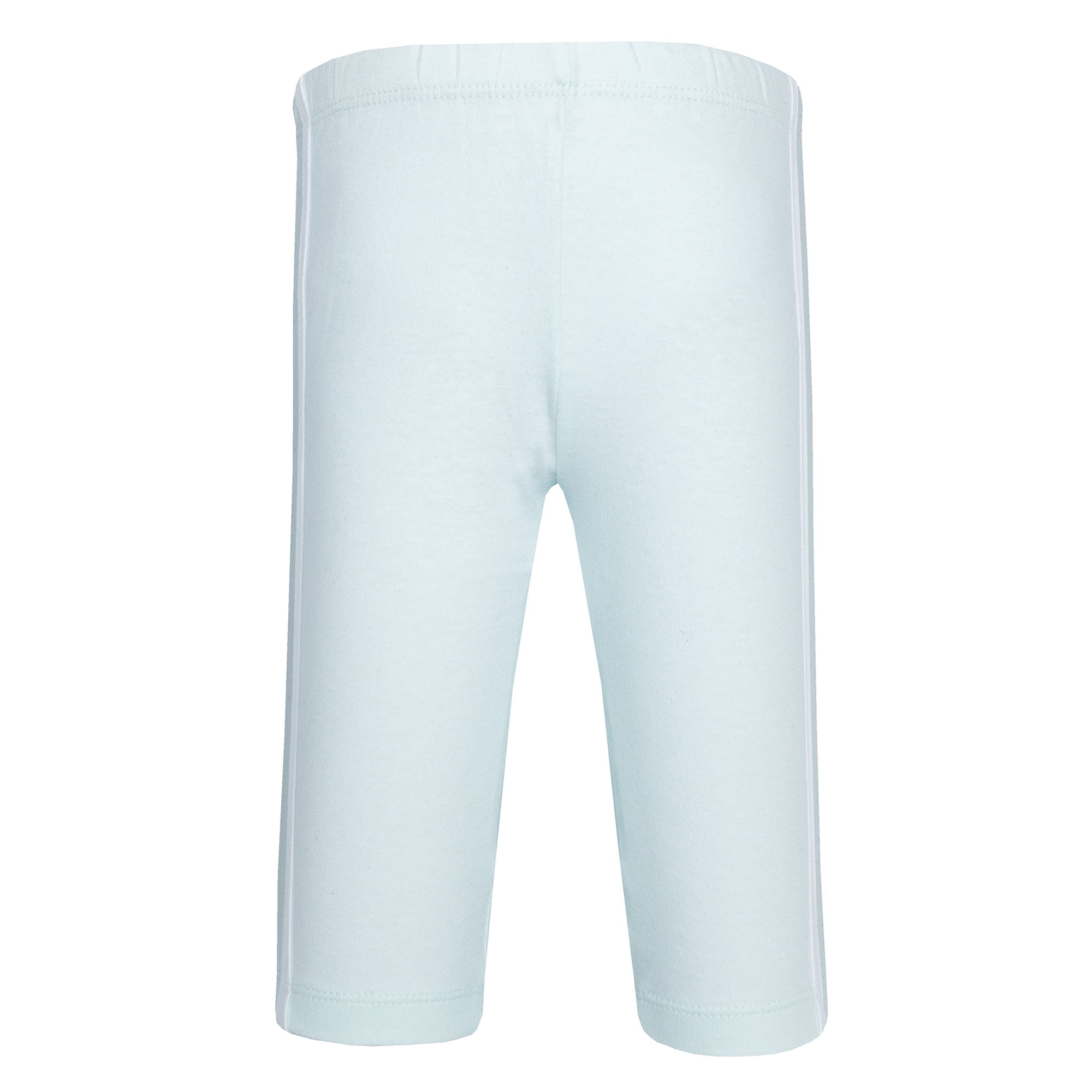 Hudson Baby Girl Cotton Pants and Leggings, Heather Gray Mint, 2T