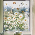 thumbnail image 2 of 2set Daisy Glass decal, watercolor flowers Window Clings, Wildflowers Window Stickers Double Sided Static Anti-Collision Glass Floral Windows Decals Decor for Garden Classroom Doors Room, 2 of 6