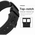 thumbnail image 3 of KOMI Strap Compatible with Gear S3/Gear S3 Classic/Galaxy Watch 46mm/Gear S3 Frontier/Gear 2 R380/Neo R381, Classic Genuine Leather Watch Band Strap for Gear S3, 3 of 8