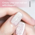 thumbnail image 4 of Esmalte de uñas Modelones Cat Eye Gel 15 ml con purpurina holográfica, 4 of 9