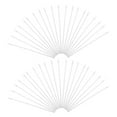 thumbnail image 5 of 100pcs White Mini Plastic Handheld Flag Poles for Outdoor Events, Crafts, Seasonal Decorations with Stability and Easy Use, 5 of 7