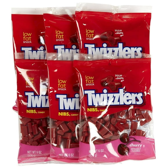 cherry nibs candy - 36-ounce (pack of 6)