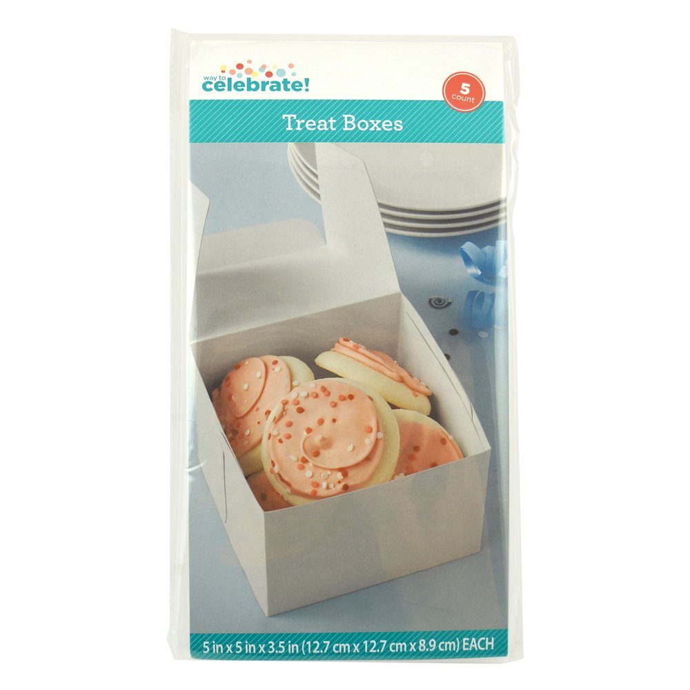 Way To Celebrate 5ct Petite Cake Boxes