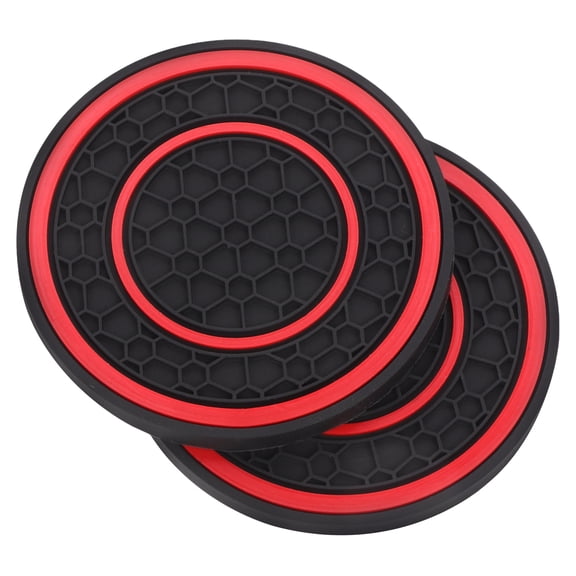 2pcs Car Cup Coaster Universal Auto Non-Slip Cup Holder Silicone Mug Coaster Cup Pads Car Interior Accessories Mat for Car Suvs