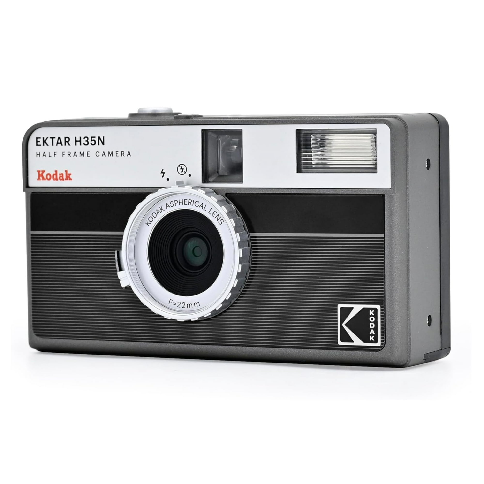 KODAK EKTAR H35N Half Frame Retro Film Camera (Striped Black) Plus