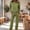 Green#2, variant on Pajamas For Women Leopard Print Loungewear Set Crew Neck Long Sleeve Top And Drawstring Wide Leg Pants Two Piece Pajama Set