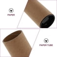 thumbnail image 3 of ELAYARD 5Pcs Premium Light Brown Paper Tubes for Safely Storing Artwork and Posters At Home, 3 of 6