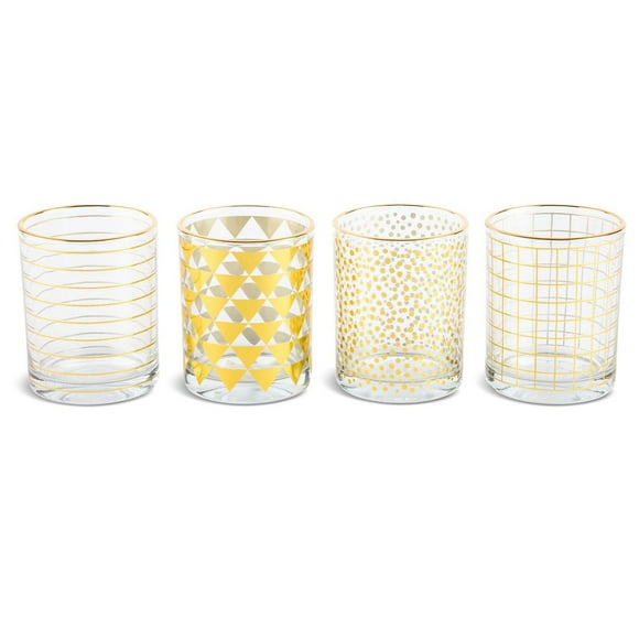 Thyme & Table Rocks Glasses, 11 oz, 4 Piece Set