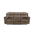 thumbnail image 2 of Bowery Hill Velvet Chocolate Sofa Rectangular Storage Drawer 87"W Unassembled, 2 of 5