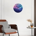 thumbnail image 2 of 12 Inch Wall Clock Battery Operated Silent Clock Decorative for Office, Kitchen, Outdoor, Living Room，Galaxy Nebula Space Universe Starry Cloud Simple, 2 of 4