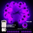 thumbnail image 4 of Halloween String Light LED Remote Control Eyeball Fairy Light with 8 Modes Battery Powered Waterproof for Garden Patio Yard Halloween Party, 4 of 10