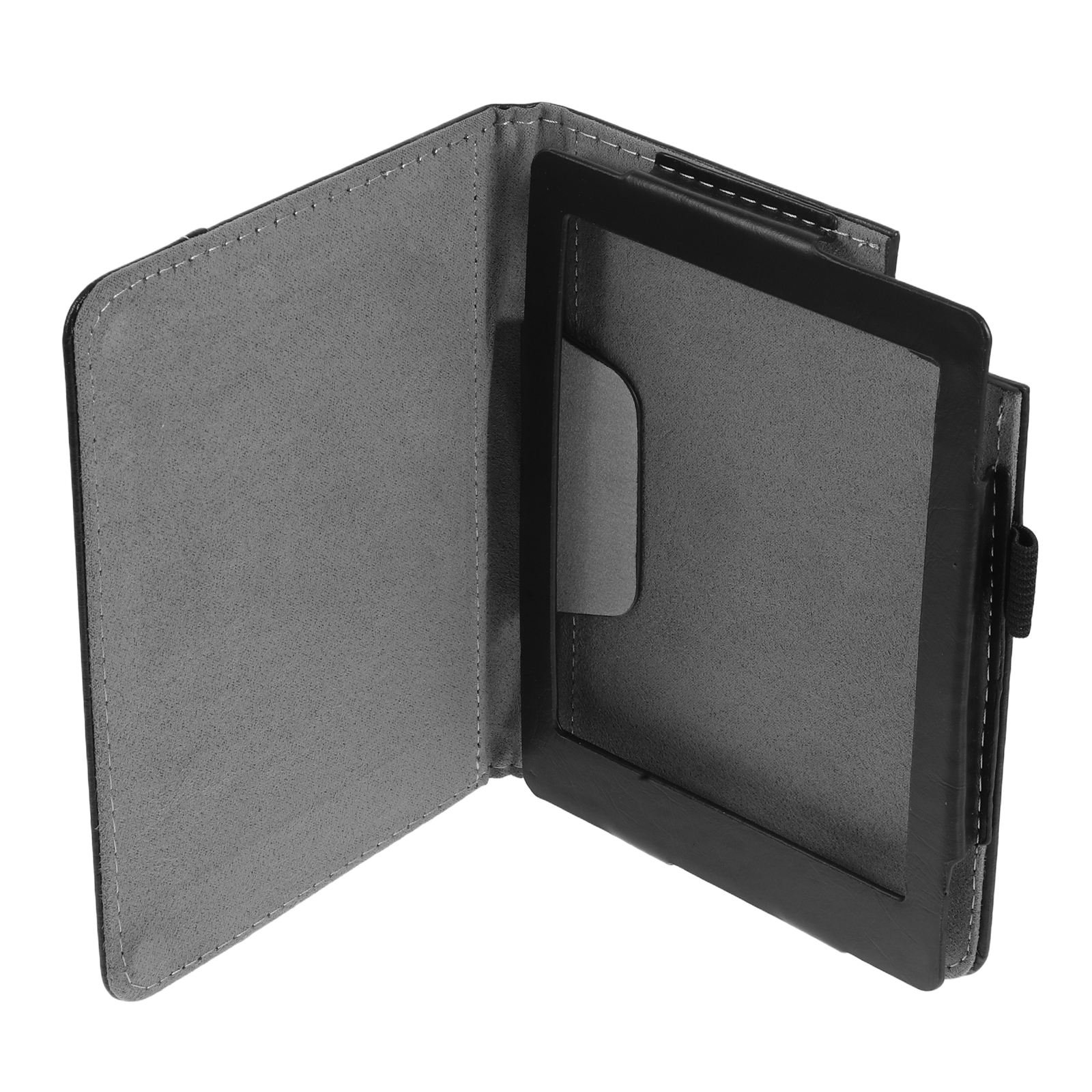 WEAVILUX Artificial E-Reader Protective Case Full Coverage Secure Fit Black