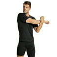 thumbnail image 3 of YUSHOW 2 Pack Mens Compression Shirts Short Sleeve Athletic Cool Dry Workout T Shirt Size L, 3 of 5