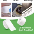 thumbnail image 4 of 1 rollo de cinta de sellado de PVC para baño, cocina, tira de calafateo, pegatinas de pared autoadhesivas impermeables, cintas de sellado a prueba de moho, 4 of 5