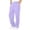 165#Light Purple, variant on Work Pants for Men Solid Wide Leg Drawstring Elastic Waist Pant with Pocket | Outdoor Gym Hiking Sweatpant M
