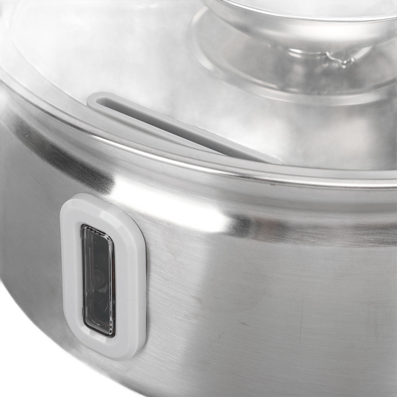 Yajisi Stainless Steel Cat Water Fountain 3.2L / 108oz Automatic Pet Drinking Dispenser with Water Level Window Ultra Quiet Pump Waterer for Cats and Small Dogs