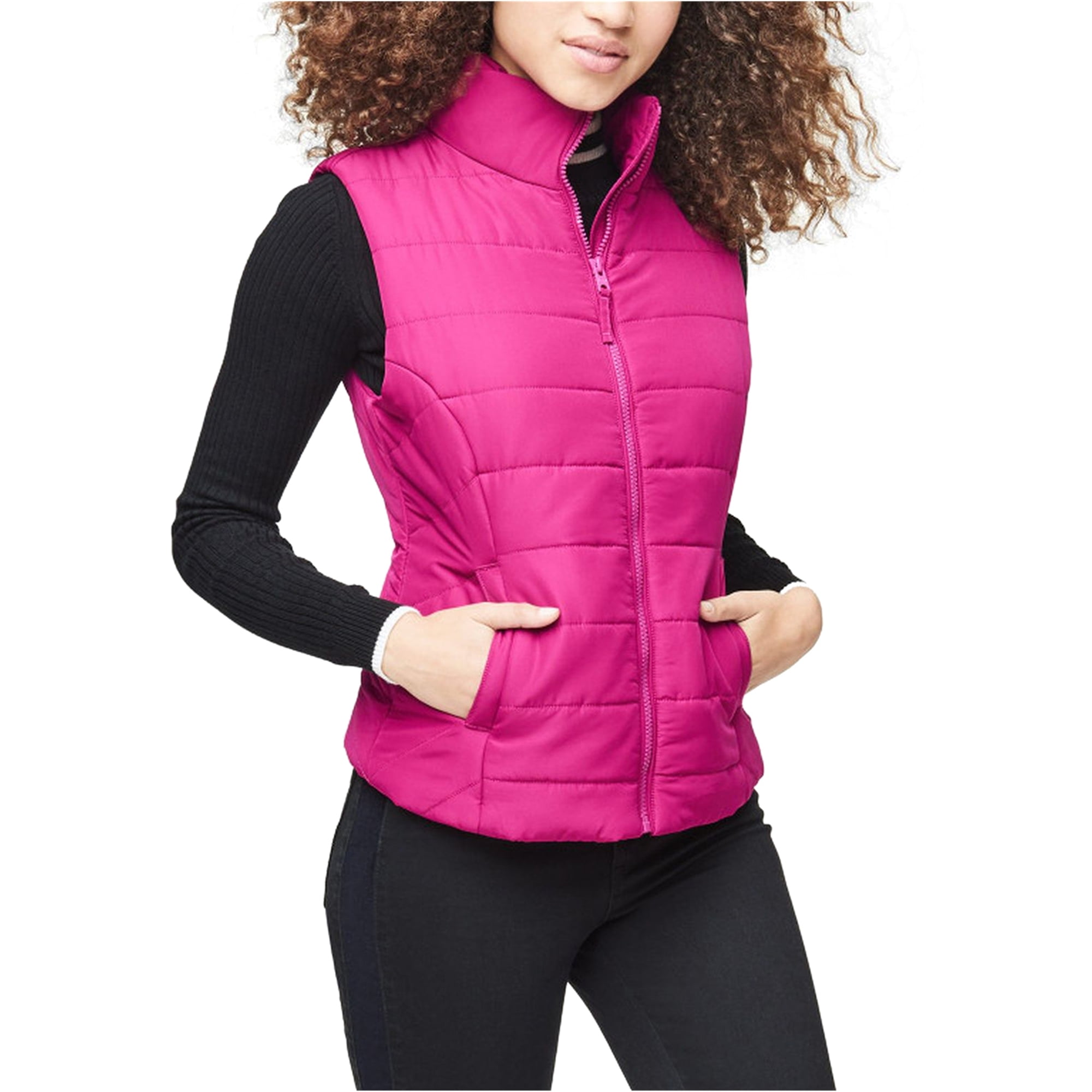 Pink Puffer Vest Chaleco Rosa Outfit Aeropostale Niñas Chalecos