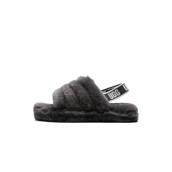 UGG GRADE SCHOOL Fluff Yeah Slide PS "Charcoal" 1098494K CHRC 1098494K CHRC from Stadium Goods