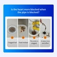 thumbnail image 7 of Pipe Dredge Powerful Sink Bubble Bombs Fast Foaming Pipe Cleaner Powder With Degreasing Action, Plastic Bottle For Kitchen Toilet Drain Clog Removal, 4.7X3.1X1.9In 0.65Lb, 7 of 7