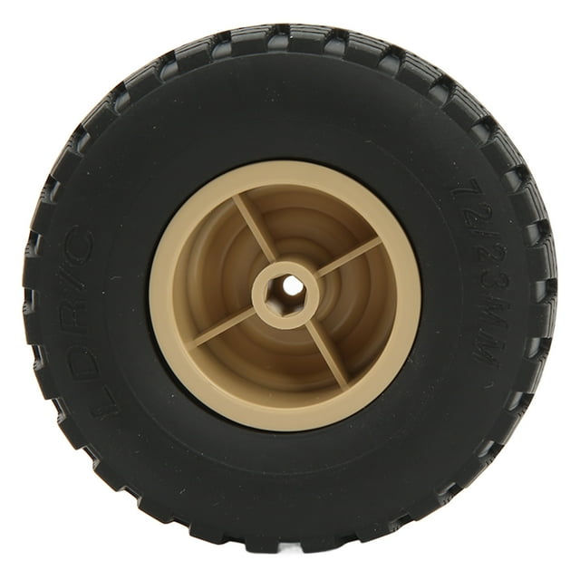 RC Car Wheels, Wear Resistance RC Tires Professional Durable High Performance 4pcs Strong Grip for RC Car Khaki,Green