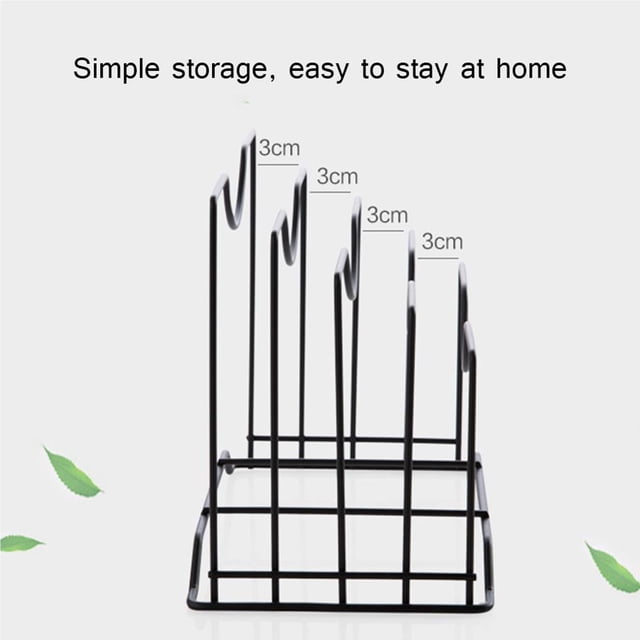 Langgg Pot Lid Holder Organizer Pot Lid Chopping Board Rack Organizer for Kitchen