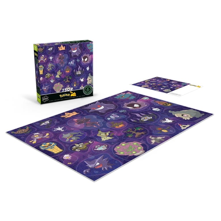 Ceaco Pokemon Ghost Type Glow 750-PC Interlocking Jigsaw Puzzle