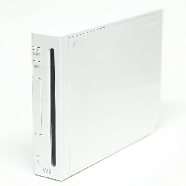 Consola Nintendo Wii reacondicionada blanca sin cables ni accesorios