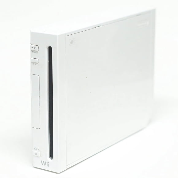 Consola Nintendo Wii reacondicionada blanca sin cables ni accesorios