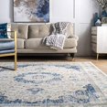 thumbnail image 3 of nuLOOM RZBD07A Tapis Traditionnel 3 x 5, Bleu, 3 of 6