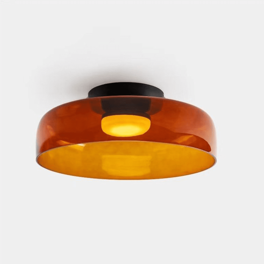 LittleGlovo Morandi Modern Simple Creative Glass Flush Mount Ceiling Light