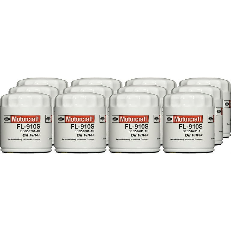 Motorcraft FL910SB12-12PK Filter Fleet (Pk Be8Z6731Ac) - Walmart.com