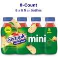 thumbnail image 4 of Snapple Apple Juice Drink, 8 fl oz, 8 Mini Bottles, 4 of 13