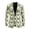 Camouflage Bow Antler Print, variant on Polyester Men's Blazer Casual Sport Coats Suit Jacket for Business Wedding Grooms, Slim Fit Lightweight Summer St. Patrick's Blazers, Green Lucky Bows