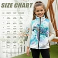 thumbnail image 7 of Uorisanigo Girls Boys Zippered Vest Puffy Fleece Jacket Fashion Fall Winter Clothes Sleeveless Full Zipper Outwear with Pockets Blue Sea Turtle Print Stand Up Collar Vest 2-12 Years, 7 of 7