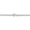 thumbnail image 3 of Sterling Silver 2.75mm Oval Rolo Necklace (Weight: 10.25 Grams, Length: 30 Inches), 3 of 4