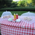 thumbnail image 4 of 2pc Reusable Mesh Food Cover Tent Set Outdoor Camping Umbrella Picnic Net BBQ Accessory, 4 of 6