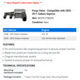 thumbnail image 2 of Purge Valve - Compatible with 2005 - 2011 Subaru Impreza 2006 2007 2008 2009 2010, 2 of 2