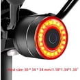 thumbnail image 3 of Bike Smart Brake Sensor Taillight LED USB Rechargable Cycling Saddle Seatpost Rear Light Alloy Waterproof Bicycle Warning Lamp, 3 of 7